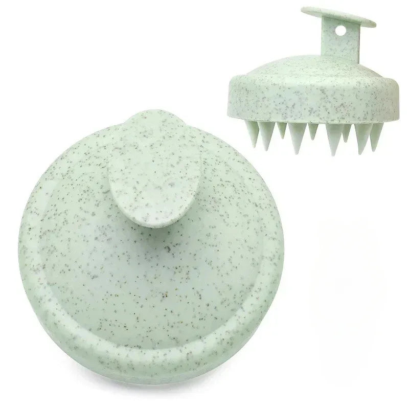 Cepillo de Silicona para Masaje Capilar y Lavado de Cabello