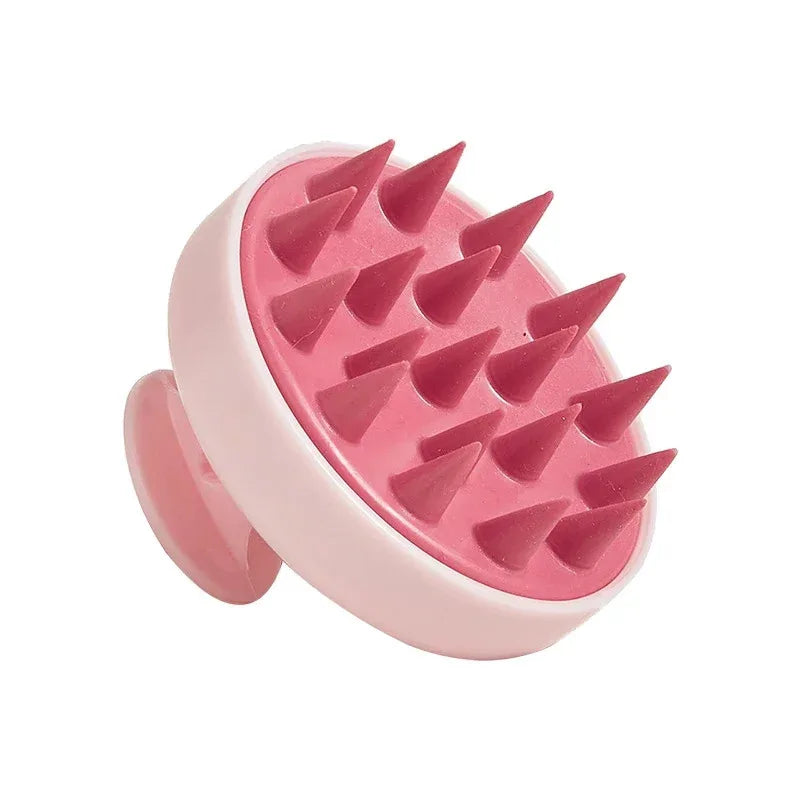 Cepillo de Silicona para Masaje Capilar y Lavado de Cabello