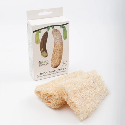 Set de Esponjas Naturales de Lufa – Exfoliación y Limpieza Multiuso