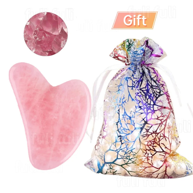Rodillo Facial de Jade + Gua Sha – Masajeador Natura