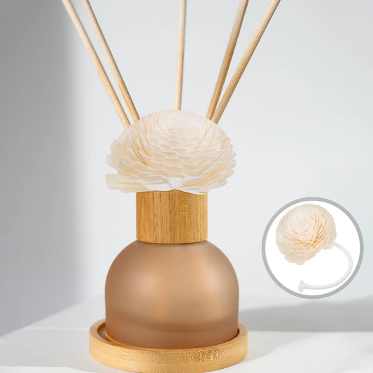 Set de 2 Flores Difusoras Decorativas para Aromaterapia