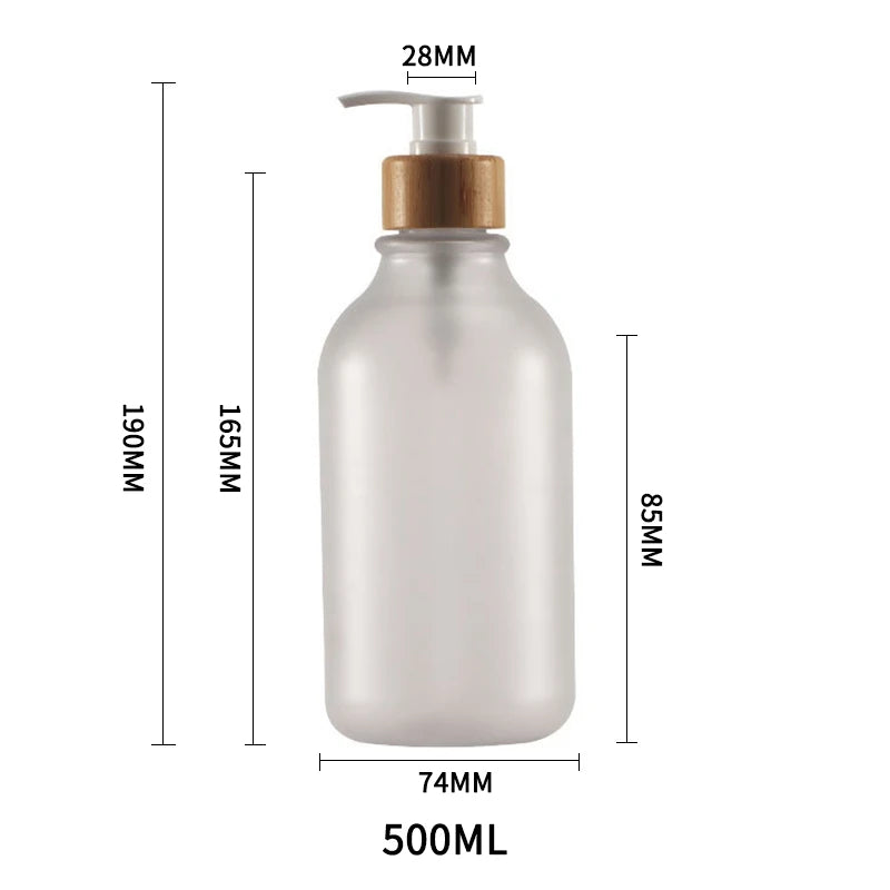 Dispensador Reutilizable de Jabón o Shampoo – 300ml/500m