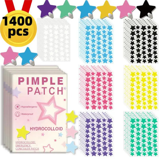 Parches Estrella Antigranos – 400 Unidades (Hidrocoloide)