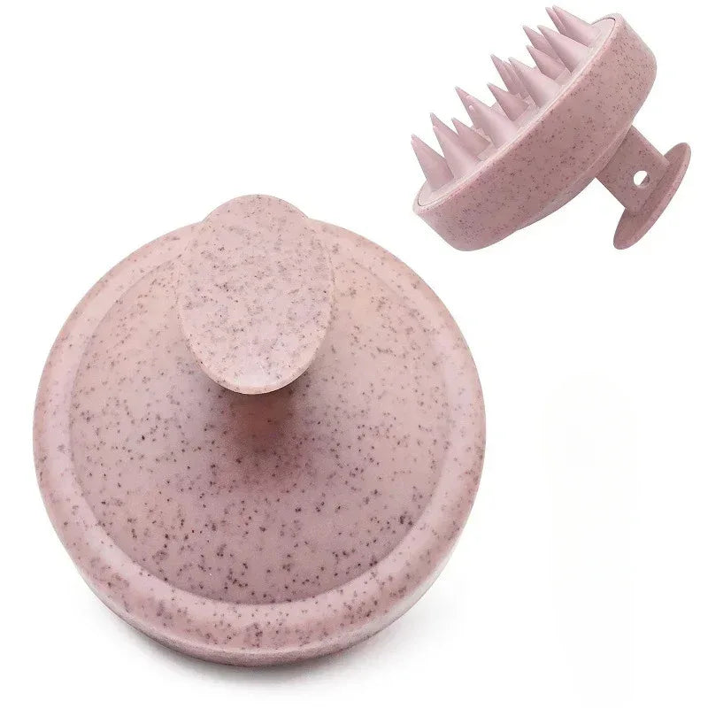 Cepillo de Silicona para Masaje Capilar y Lavado de Cabello
