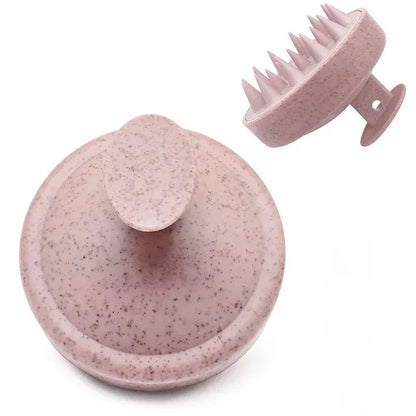 Cepillo de Silicona para Masaje Capilar y Lavado de Cabello