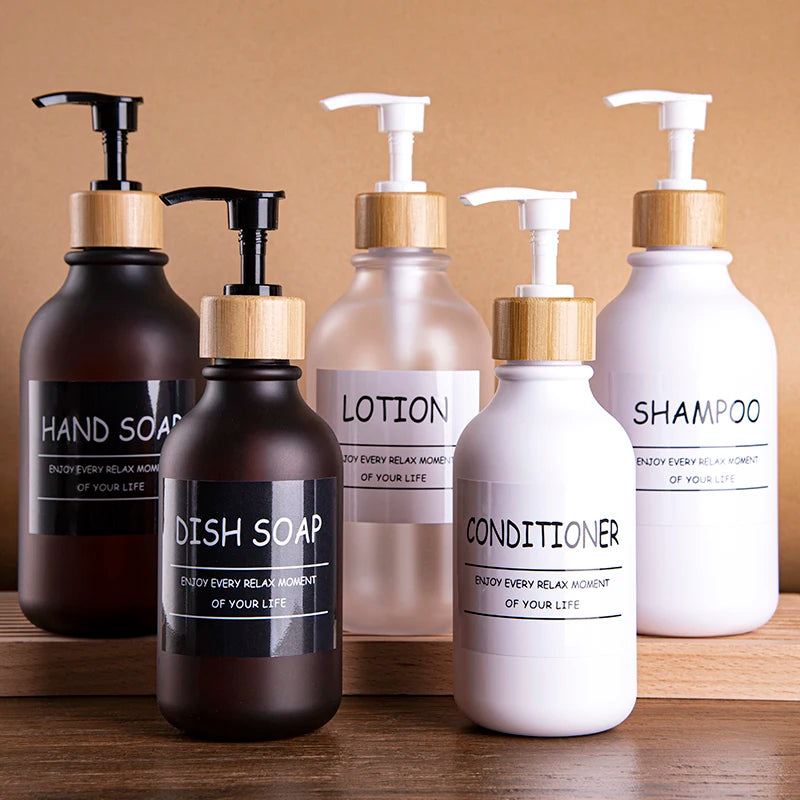 Dispensador Reutilizable de Jabón o Shampoo – 300ml/500m