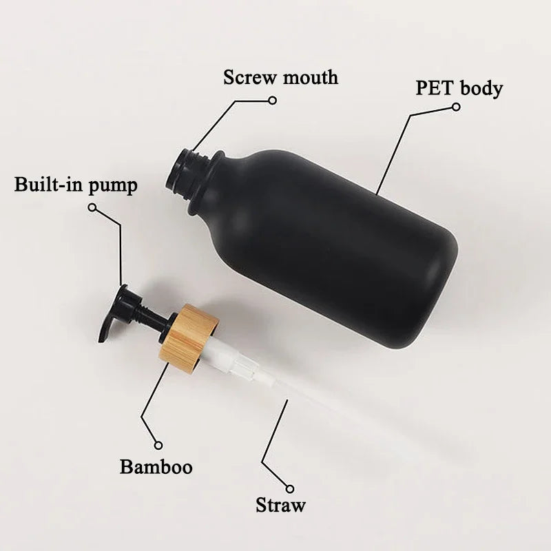 Dispensador Reutilizable de Jabón o Shampoo – 300ml/500m