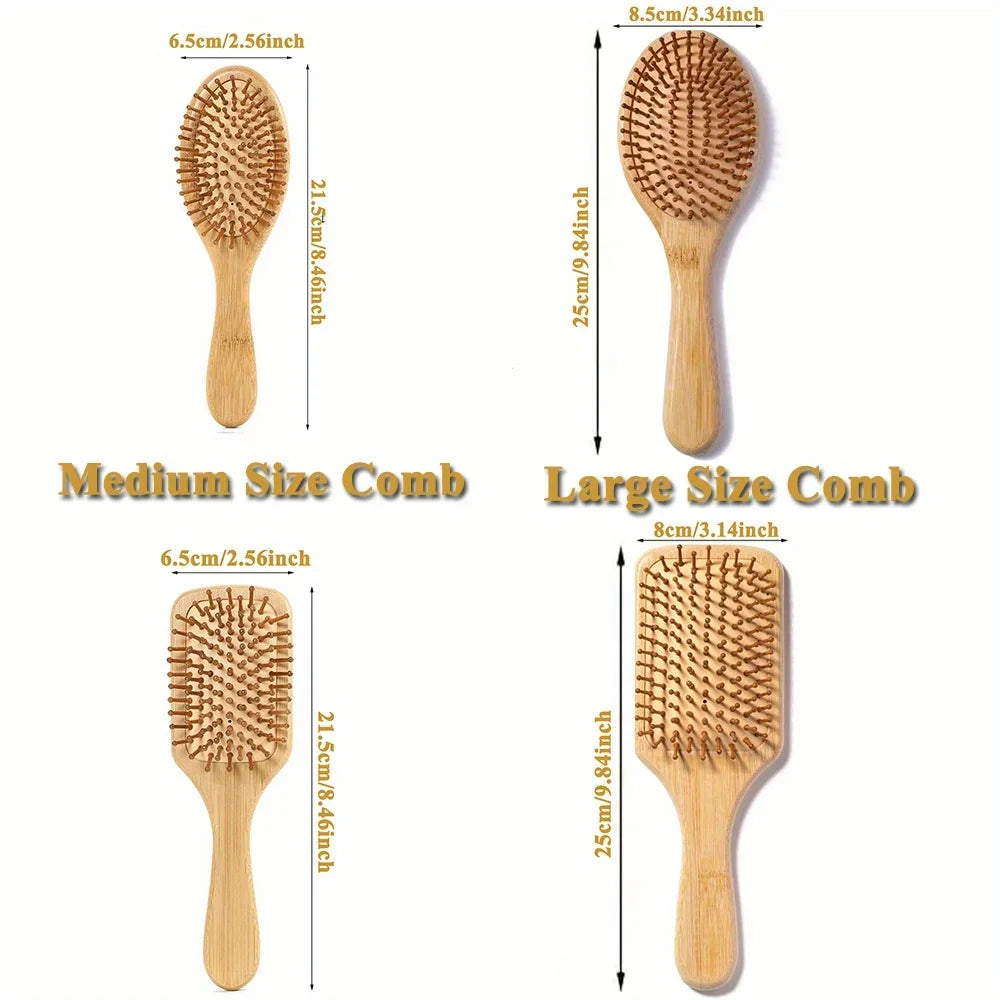 Cepillo para el cabello de Bambú Antiestático
