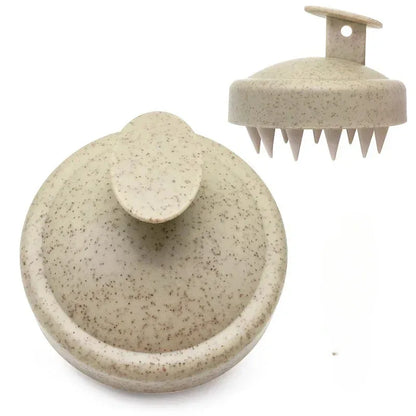 Cepillo de Silicona para Masaje Capilar y Lavado de Cabello