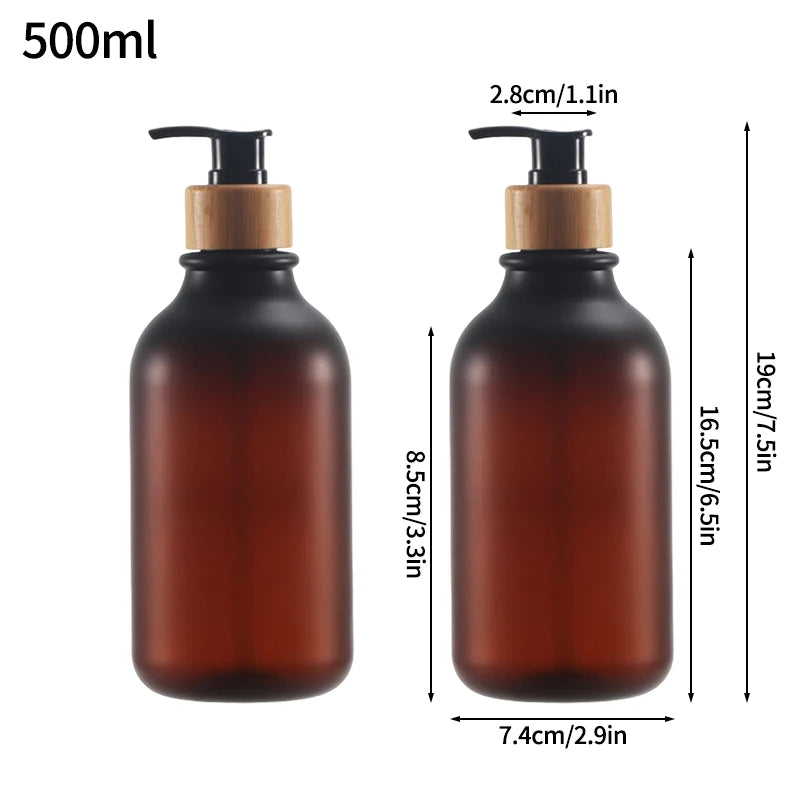 Dispensador Reutilizable de Jabón o Shampoo – 300ml/500m