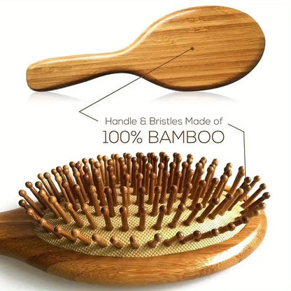 Cepillo para el cabello de Bambú Antiestático