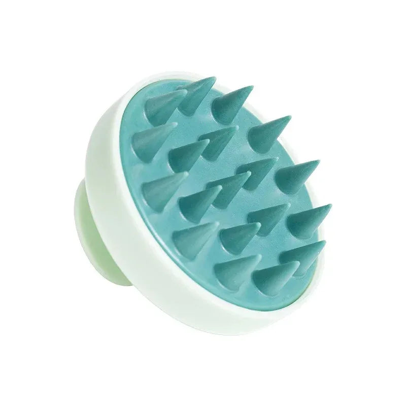 Cepillo de Silicona para Masaje Capilar y Lavado de Cabello
