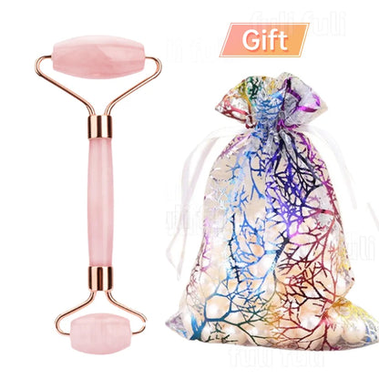 Rodillo Facial de Jade + Gua Sha – Masajeador Natura